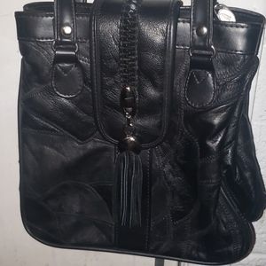 Super cute patchwork leather purse